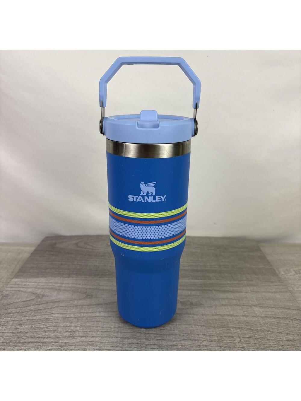 Stanley 30oz Varsity IceFlow Flip Straw Tumbler Azure Mesh Limited Edition